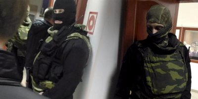 Kuva: Jehovan todistajien jumalanpalvelusten keskeytyminen Saranskissa, maaliskuu 2016