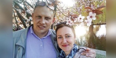 Foto: Alexey Metzger con la moglie Irina