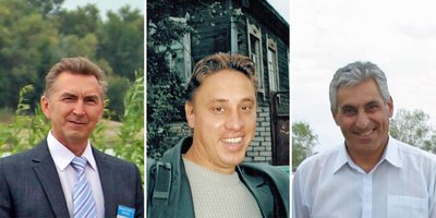 照片：瓦列里·罗戈津、谢尔盖·梅尔尼克、伊戈尔·埃戈扎良