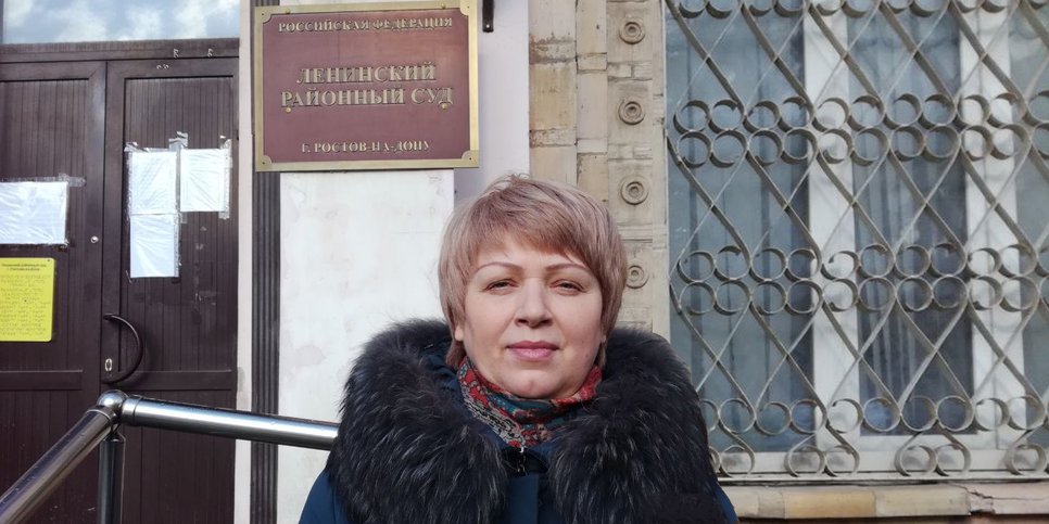 照片中：顿河畔罗斯托夫的加林娜·帕科娃。25 一月 2021