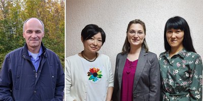 사진: 세르게이 폴랴코프, 과하르 벡테미로바, 아나스타샤 폴랴코바, 디나라 디우세케바