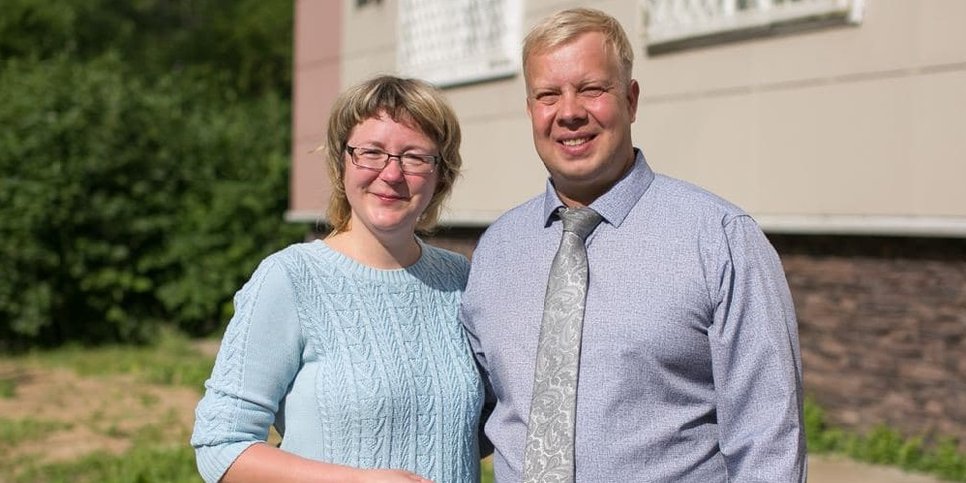 Eugene and Irina Yakku shortly before the sentencing. Arkhangelsk. July 2021