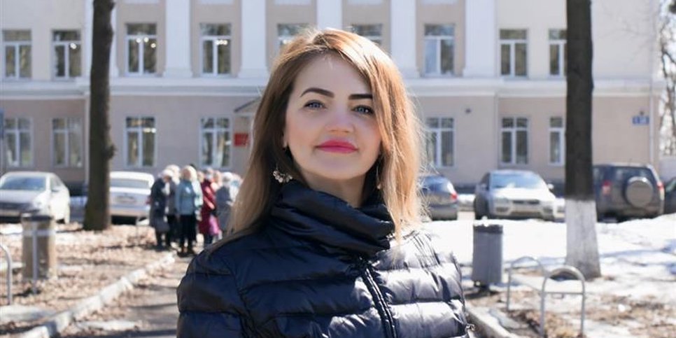 Victoriya Verkhoturova al palazzo di giustizia