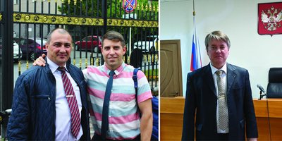 Sur la photo : Shamil Sultanov, Alexander Akopov, Konstantin Samsonov