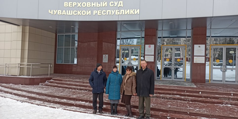 In the photo: Mikhail Yermakov, Zoya Pavlova, Nina and Andrey Martynov, February 2023