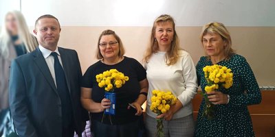 Yuriy Redozubov, Lyudviga Katanaeva, Yelena Tsorn and Nina Astvatsaturova. October 2023