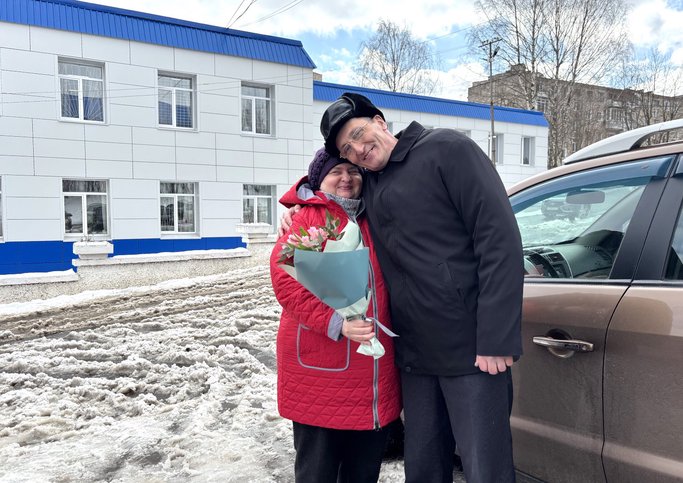 Владимир Мельник и его жена, Ирина, 9 апреля 2025 года