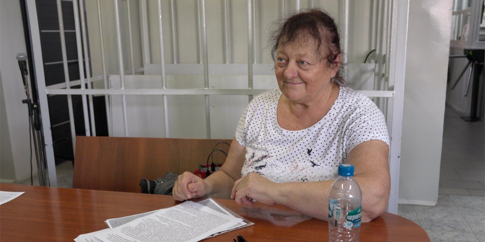 Lioudmila Zinine, dans la salle d’audience, juin 2025