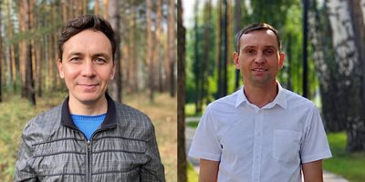 De gauche à droite : Robert Ishberdin et Sergey Starikov.